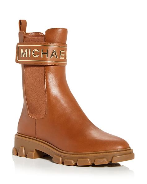 michael michael kors women's ridley chelsea boots|Michael Michael Kors Women's Ridley Lug Sole Chelsea Booties.